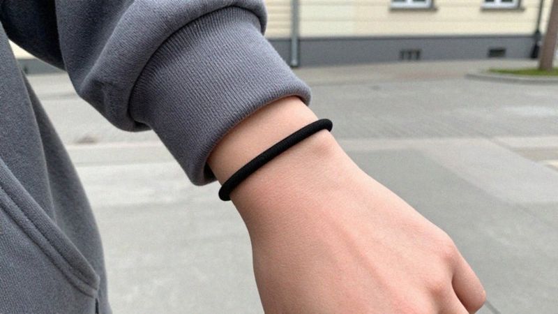 Czy noszenie czarnej gumki to trend w streetwearze?