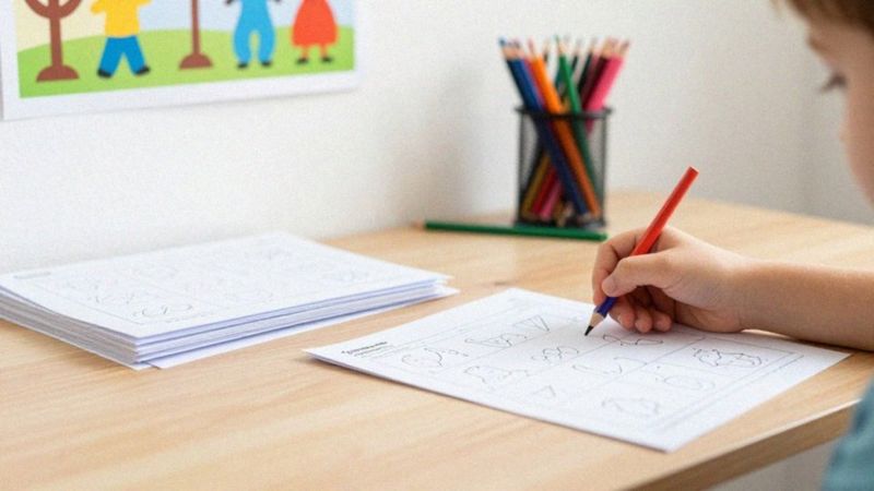 Jak karty pracy do druku wspierają percepcję wzrokową?