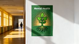 Jak dbać o zdrowie psychiczne? Plakat jako skuteczne narzędzie edukacyjne
